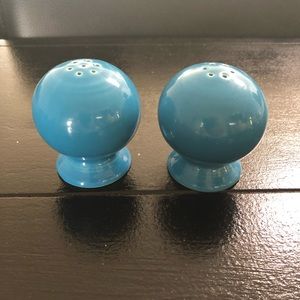 Fiesta ware salt and pepper